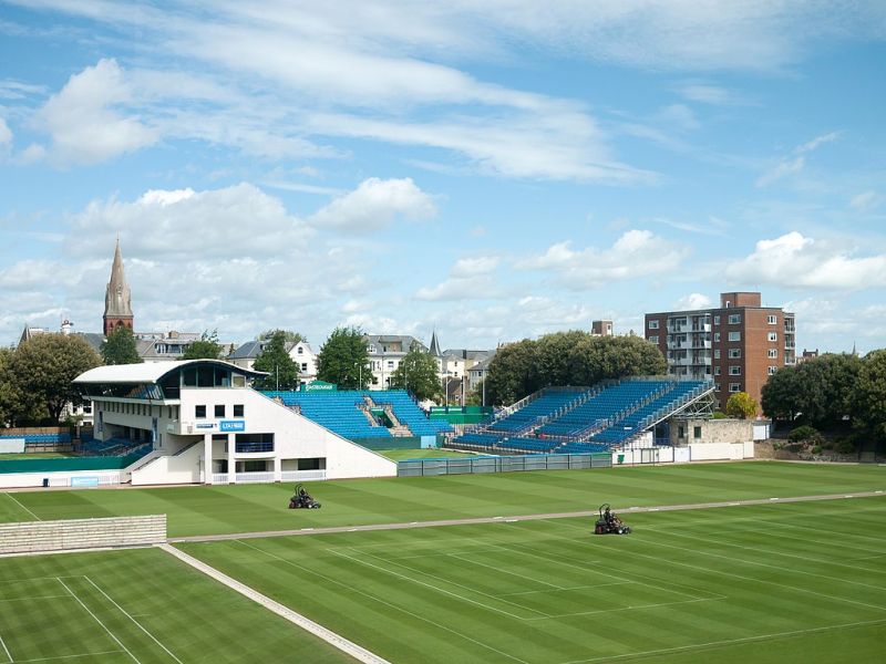 Image of the Devonshire park Tennis lawns